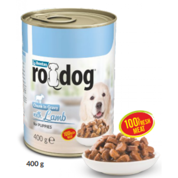 RODOG ETLİ YAVRU KÖPEK KONSERVE 400G CHUNK